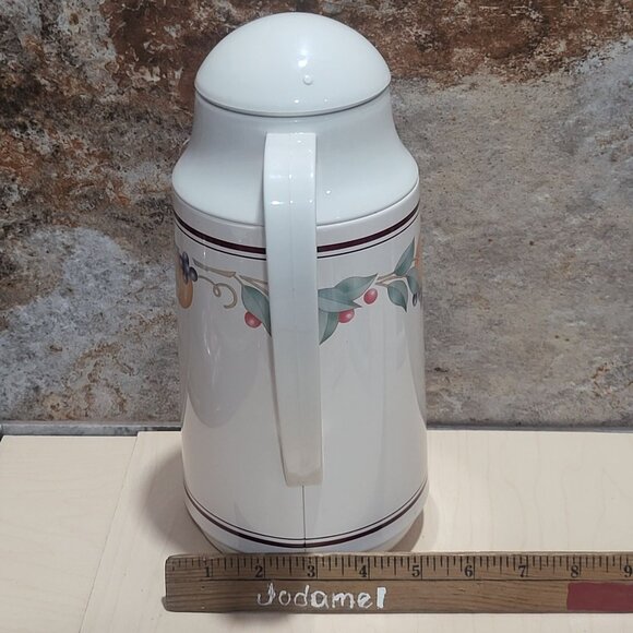 Corelle Abundance 1 QT L Thermal Server Coffee Carafe 1991 - Picture 9 of 13
